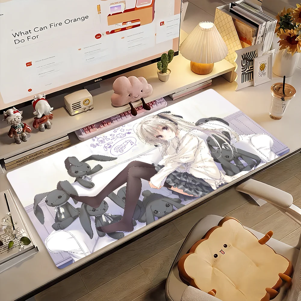 

Anime S-Sora K-Kasugano-S Mouse Pad Non-slip Rubber Gamer Balance Computer Mat Decoracion Deskmat Laptop Office Large
