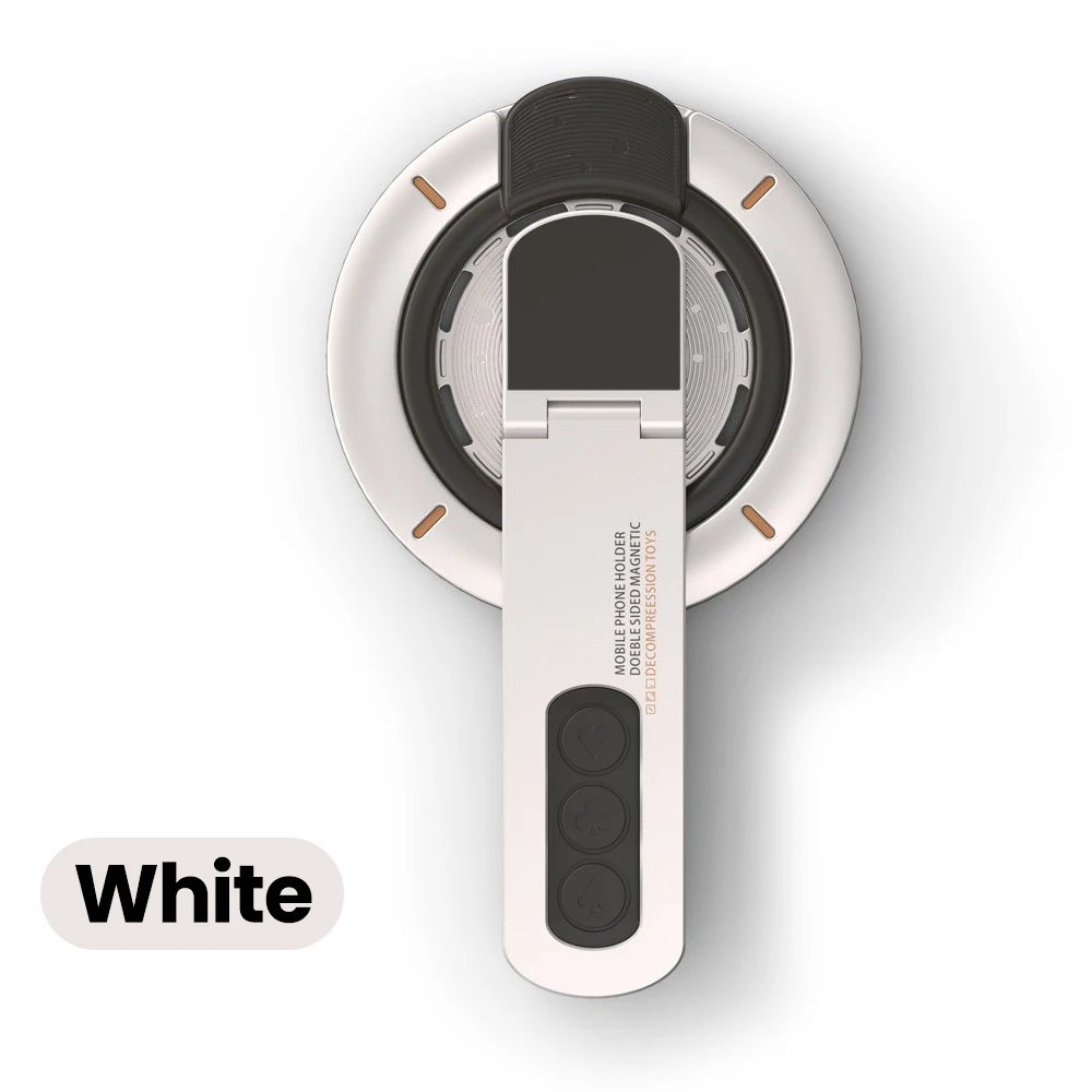 3-in-1 magnetischer Fingerringhalter, drehbar, doppelseitig, magnetischer Telefonständer für iPhone 17, 16, 15, 14, 13, 12, MagSafe
