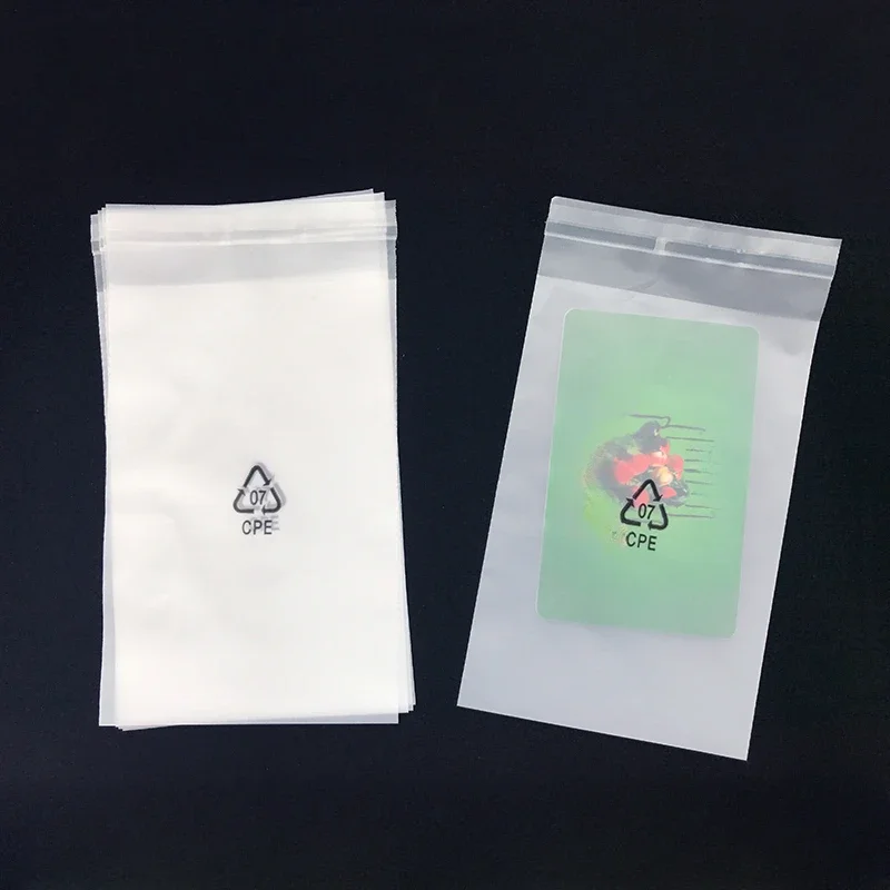 

Frosted Flat Pocket Autohesion CPE Environmental Labeling Thickening Plastic Translucent Dustproof Mobile Phone Packaging Bags