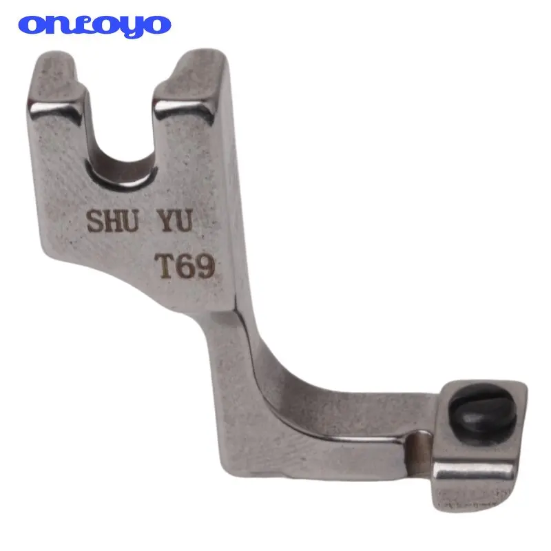 Computer Needle Lockstitch Machine Universal New T69 Adjustable Invisible All Steel Belt Notched Single Side Zipper Presser Foot