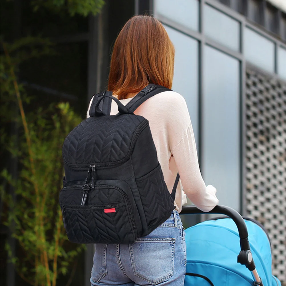 سعة كبيرة حقيبة حفاضات المومياء على ظهره مقاوم للماء حقيبة سفر محمولة للخارجية الأم هدية الطفل المنظم كيس التخزين