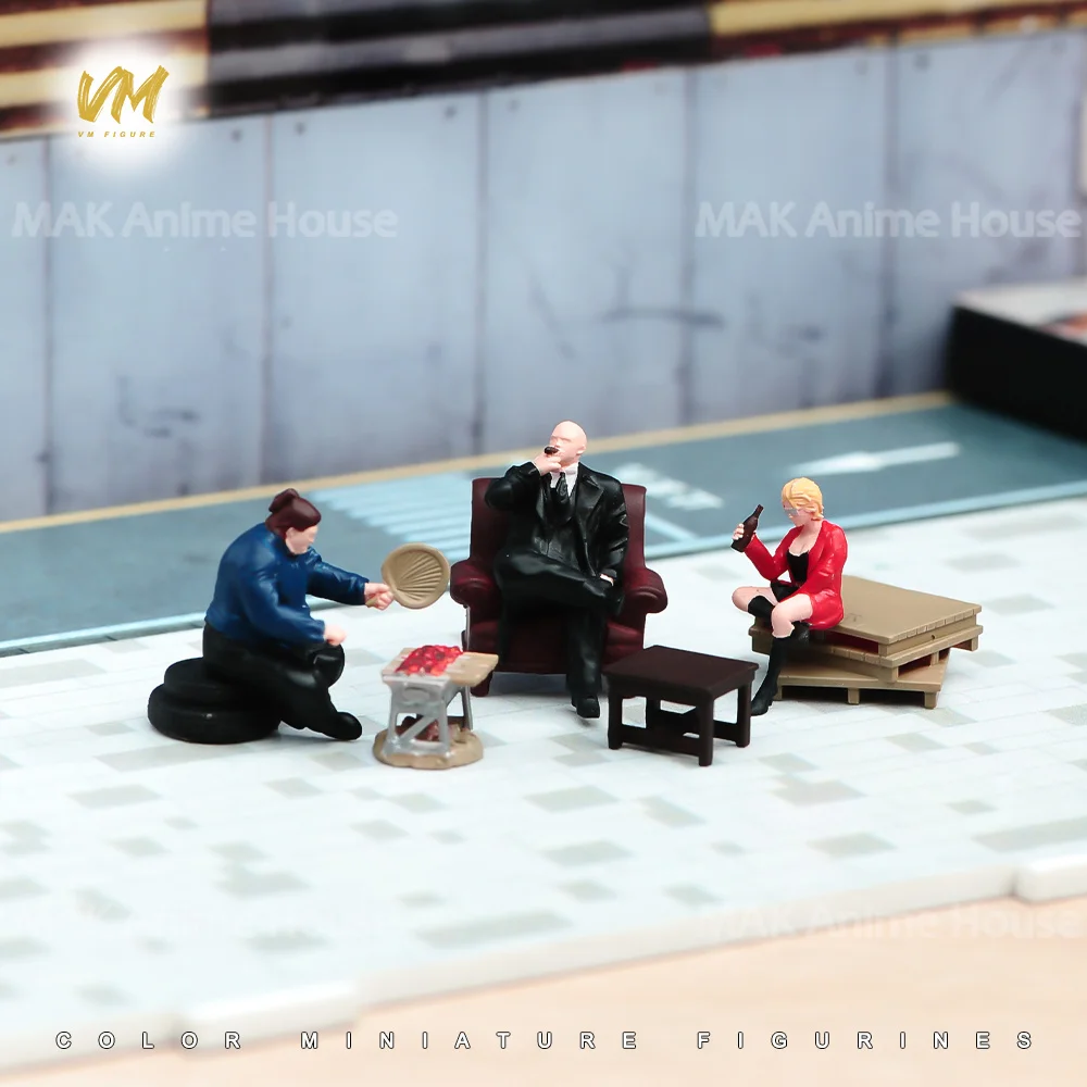 Miniature Figures 1/87 1/64 1/43 1/24 1/18 Fashion New Chinese Cheongsam Sisters Model Prop Creative Toys Dolls