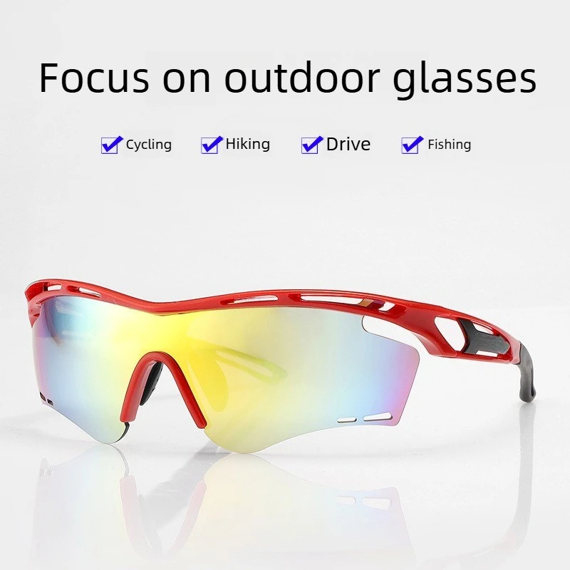 

Солнцезащитные очки UV400 для езды на велосипеде на открытом воздухе, ветрозащитные спортивные очки MTB с защитой от ультрафиолета, легкая оправа TR, очки для ПК