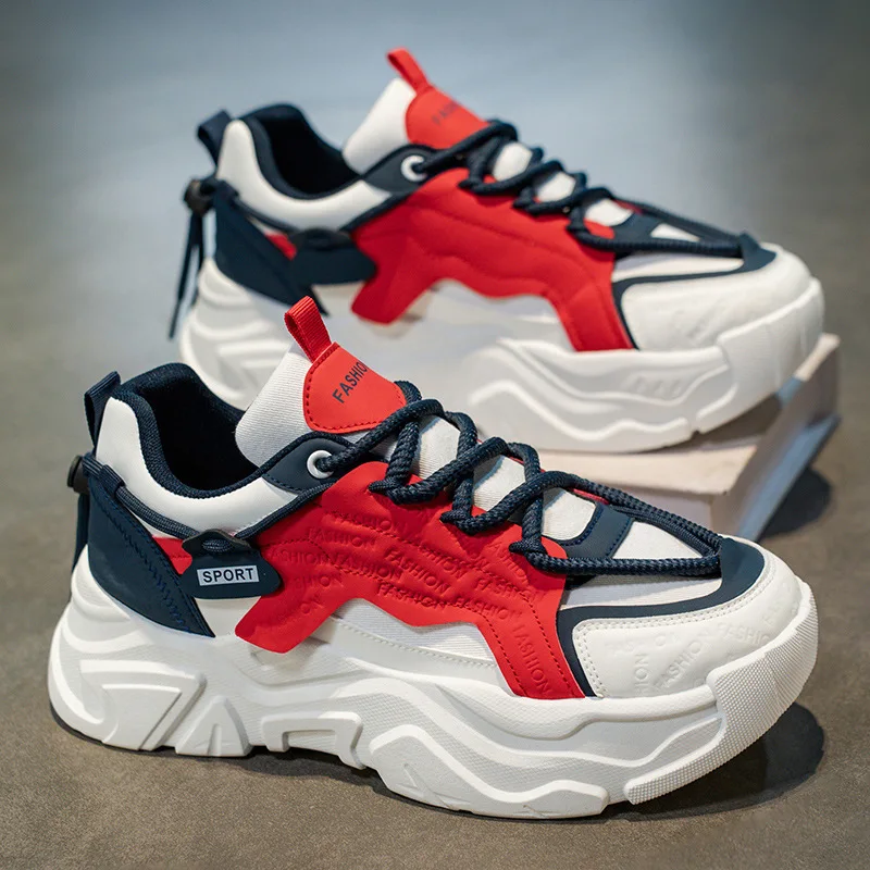 2026 Men's Spring/Summer Sports Shoes Fashion Casual Dad Sneakers New Arrival Comfortable Breathable Running Shoes