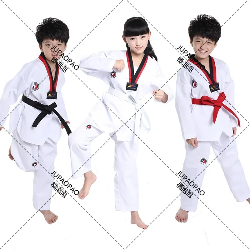 Kinderen Kimono Judo Kickboksen Oefenkostuum Witte Kids Jongens Meisjes Taekwondo Pak Karate Tae Kwon Do Kleding Jupaopao