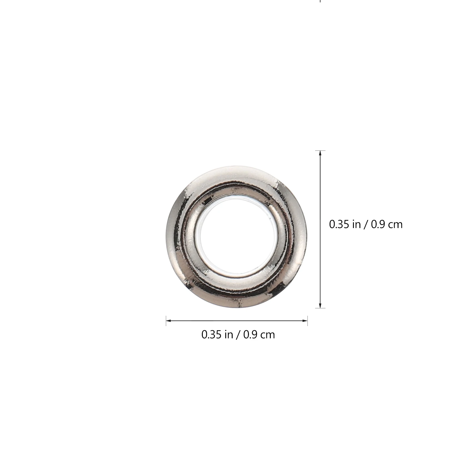 

100pcs Curtain Grommets Brass Ring Low Noise Reusable Sliding Eyelet For Home Bathroom Rods Non-Rust Lightweight