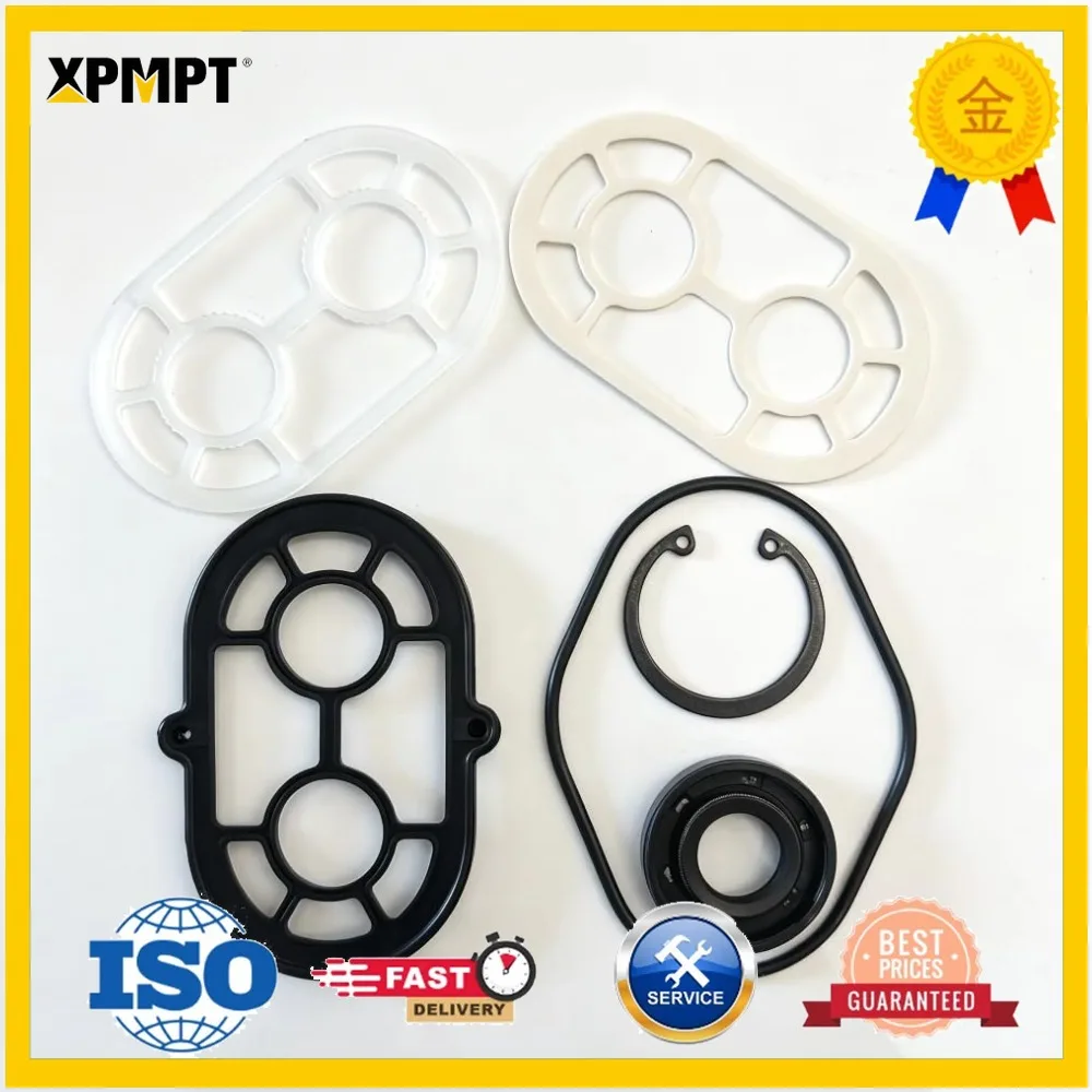 Pump Seal Kit - Compatible with Cat 200B - KP10 - Hydraulic Pack Wiper Set for Loader Excavator