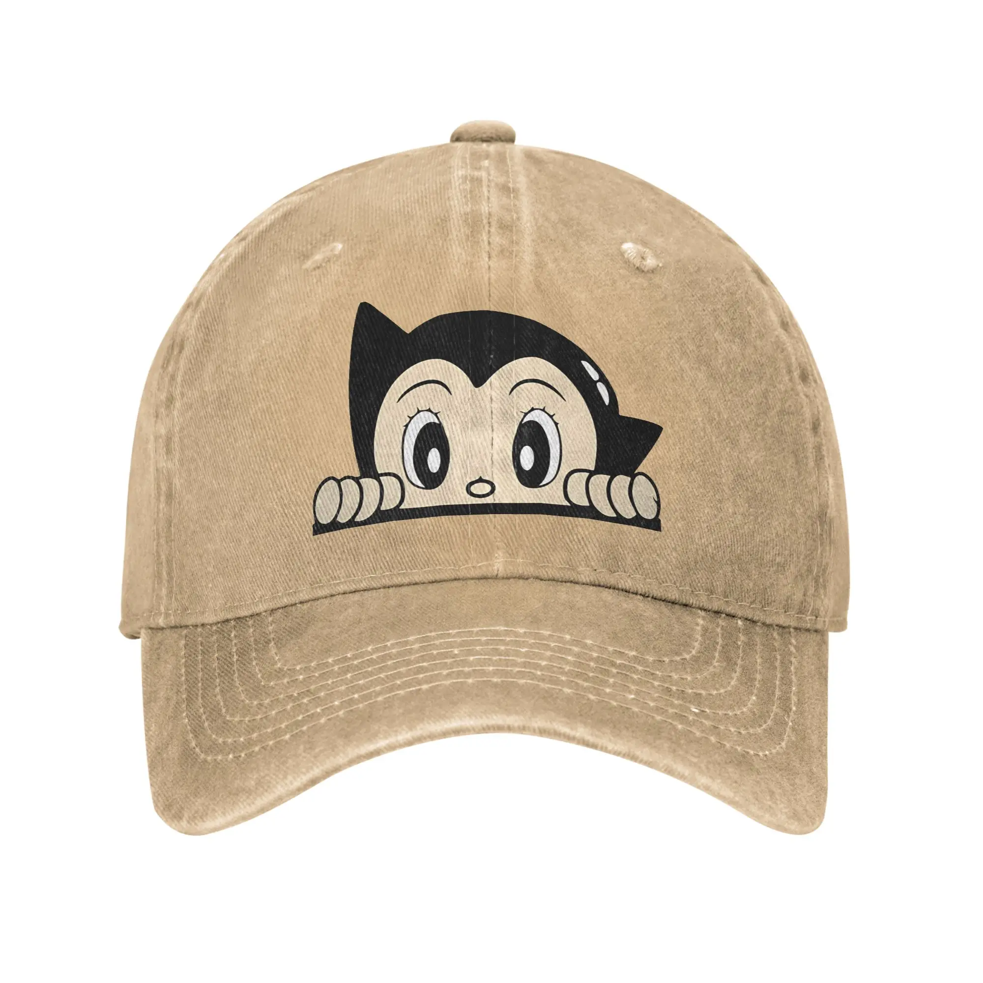 Astro boy Anime Unisex Baseball Caps Astroboy Distressed Washed Caps Hat Vintage Outdoor Summer Adjustable Sun Cap