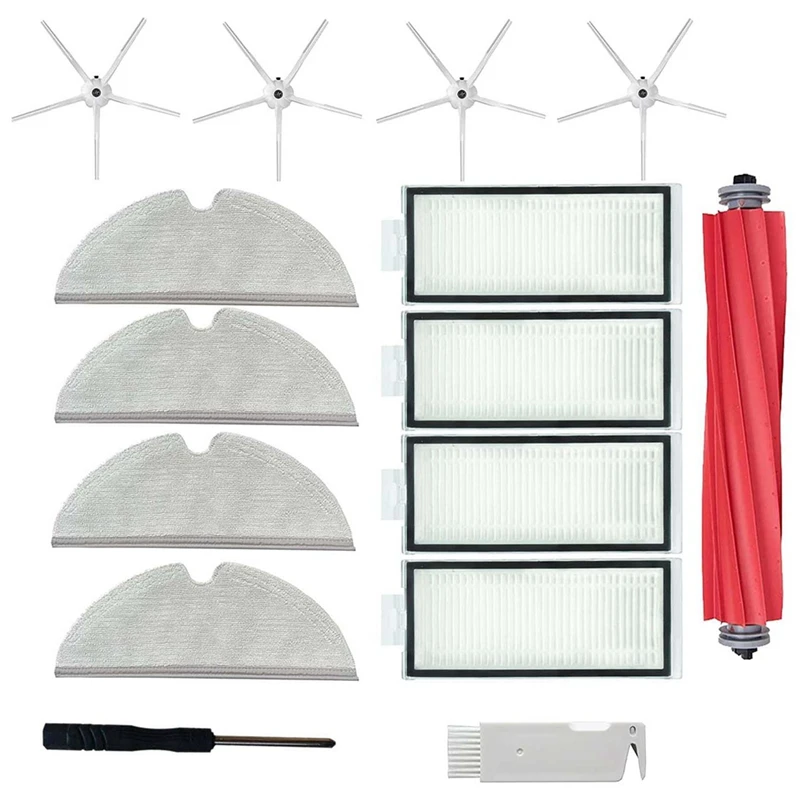 

For Xiaomi Roborock Q7 Max, Q7 Max+, Q7 Plus, T8 Robot Vacuum Replacement Spare Parts Main Side Brush Hepa Filter Mop