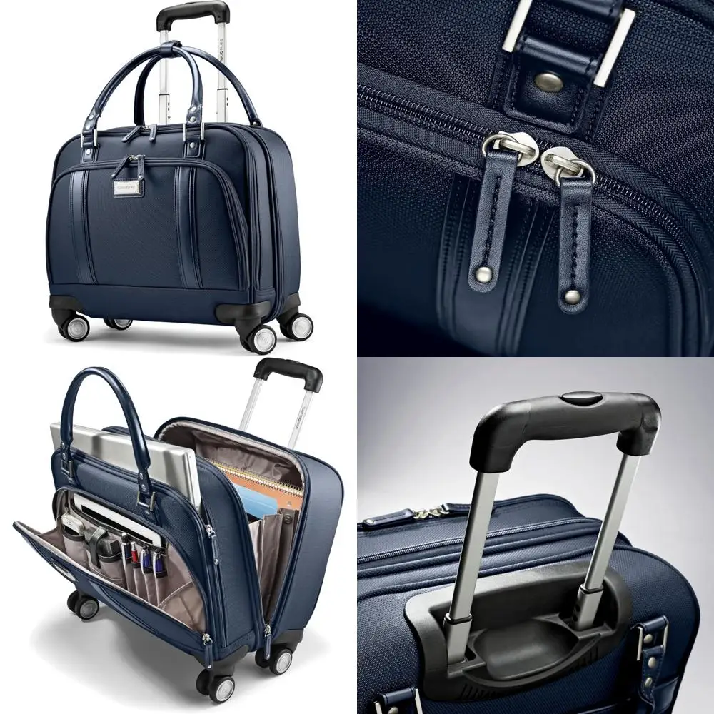 

женская спиннерная мобильная офисная сумка полуночного синего цвета, один размер