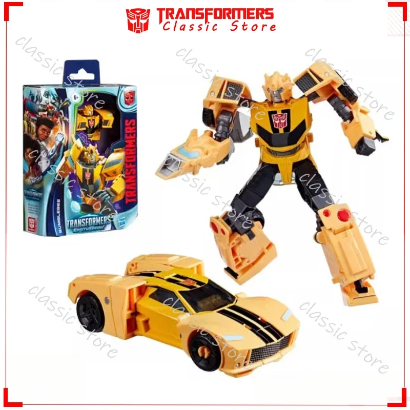 En Stock Transformers clásicos EarthSpark Deluxe Class Bumblebee Cybertron Autobots Figuras de acción Regalos coleccionables