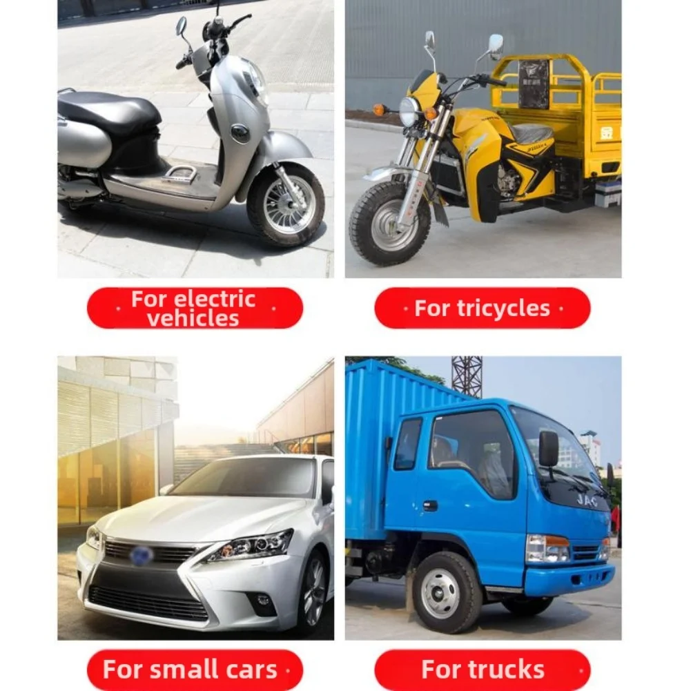 

Rubber Wheel Chocks Heavy Duty 4 Pack NonSlip Tire Stoppers for Cars Trucks Secure Vehicle During Maintenance and Repairs