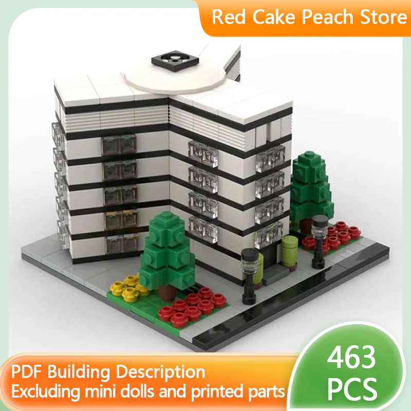 

Модель городской улицы MOC: Конструктор «Квартиры в жилом комплексе», модульная технология, развивающая игрушка для детей, подарок на праздник, набор для сборки