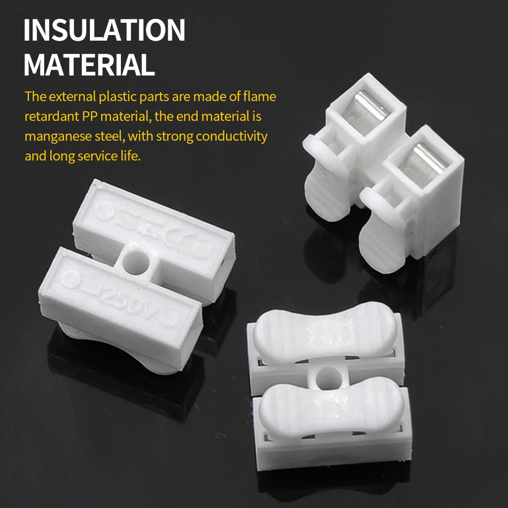 

Клемма быстрого подключения для светодиодного потолочного светильника, 2-позиционная клеммная колодка, самоблокирующийся пресс, тип 0,2-2,5