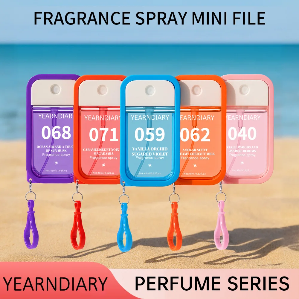 TVLV Elegant Floral Fragrance Mist, Portable Small Size Perfume Spray, Fresh Light Scent for Women & Travel