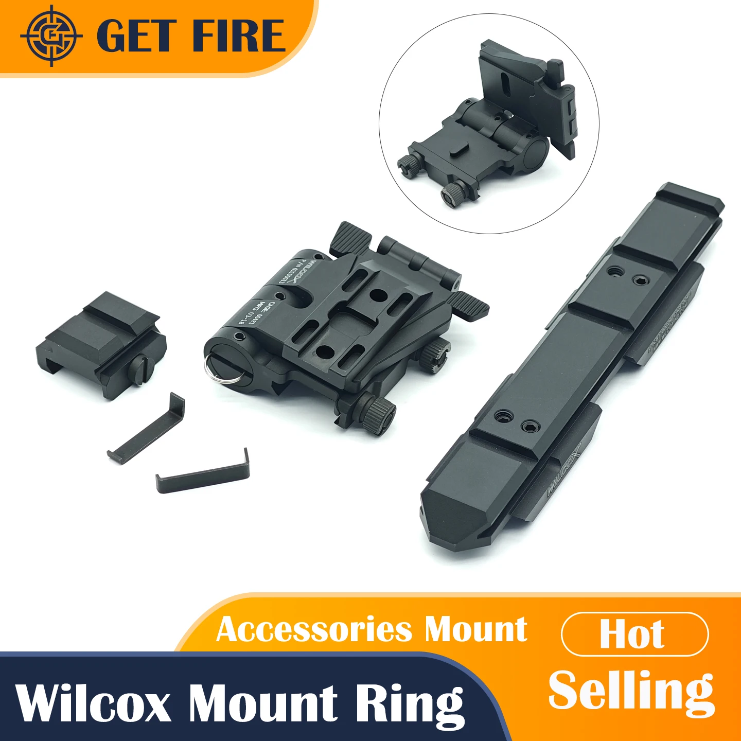 558 G33 الادسنس ريد دوت جبل ويلكوكس جبل الدائري لنطاق البصر Picatinny محول التمديد قوس الملحقات التكتيكية جبل #1