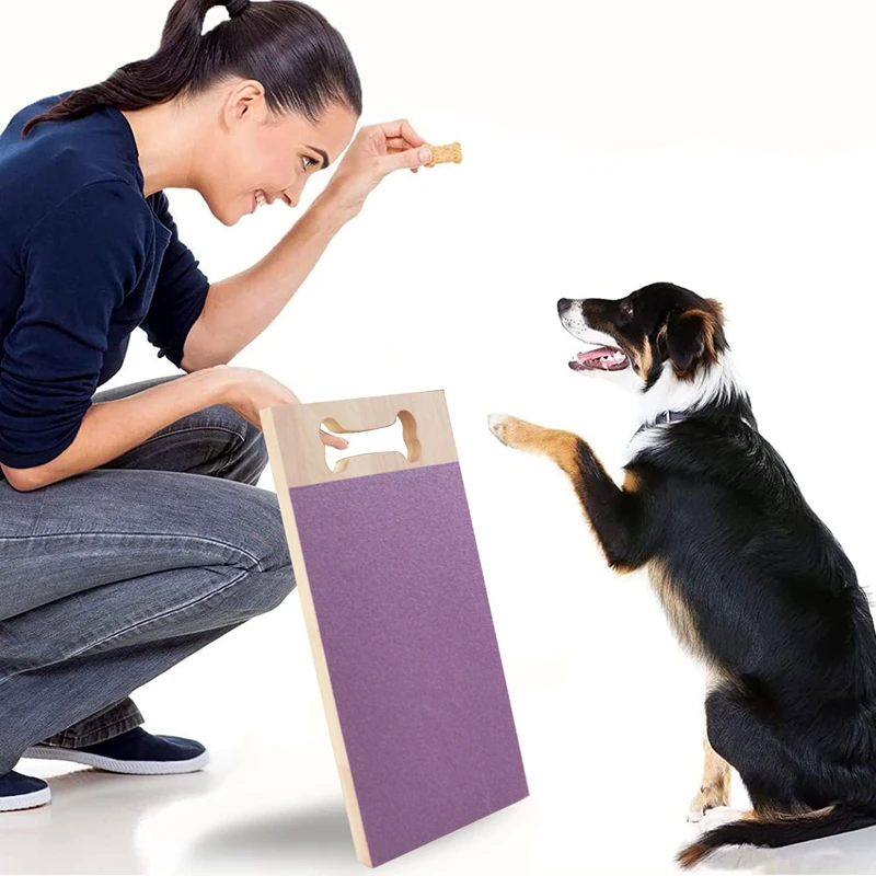 New Dog Scratch Pad For Nails With Treat Boxsnack Box Scratch Board For Dog Dog Nail Grinding Trainer For Grind Nails