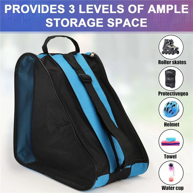 ABKN-Rolletas Rolschaatsen Rugzak Rolschaatsen Rugzak Rolschaatsen Schoudertas Nettas Kan worden gedragen