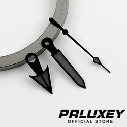 Black Gray C3 Green Luminous Hand 007 009 Case Hands NH36 Hands SKX Watch Hands For NH35 4R35 7S Movement Men Watch Case Parts