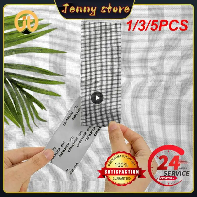 Auto-adesivo Window Screen Repair Net, Door Fix Patch, Anti-Insect Mosquito Mesh, Buracos Quebrados, 1 Pc, 3 Pcs, 5Pcs