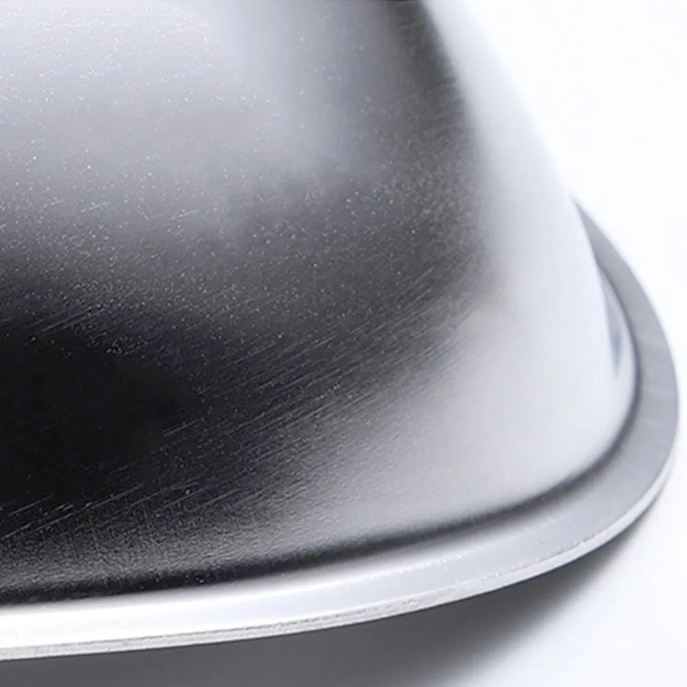 

Миска для смешивания из нержавеющей стали в форме слитка, глубокая, с закругленным краем и плоским дном, для салатов, фруктов, овощей, картофеля фри, соусов