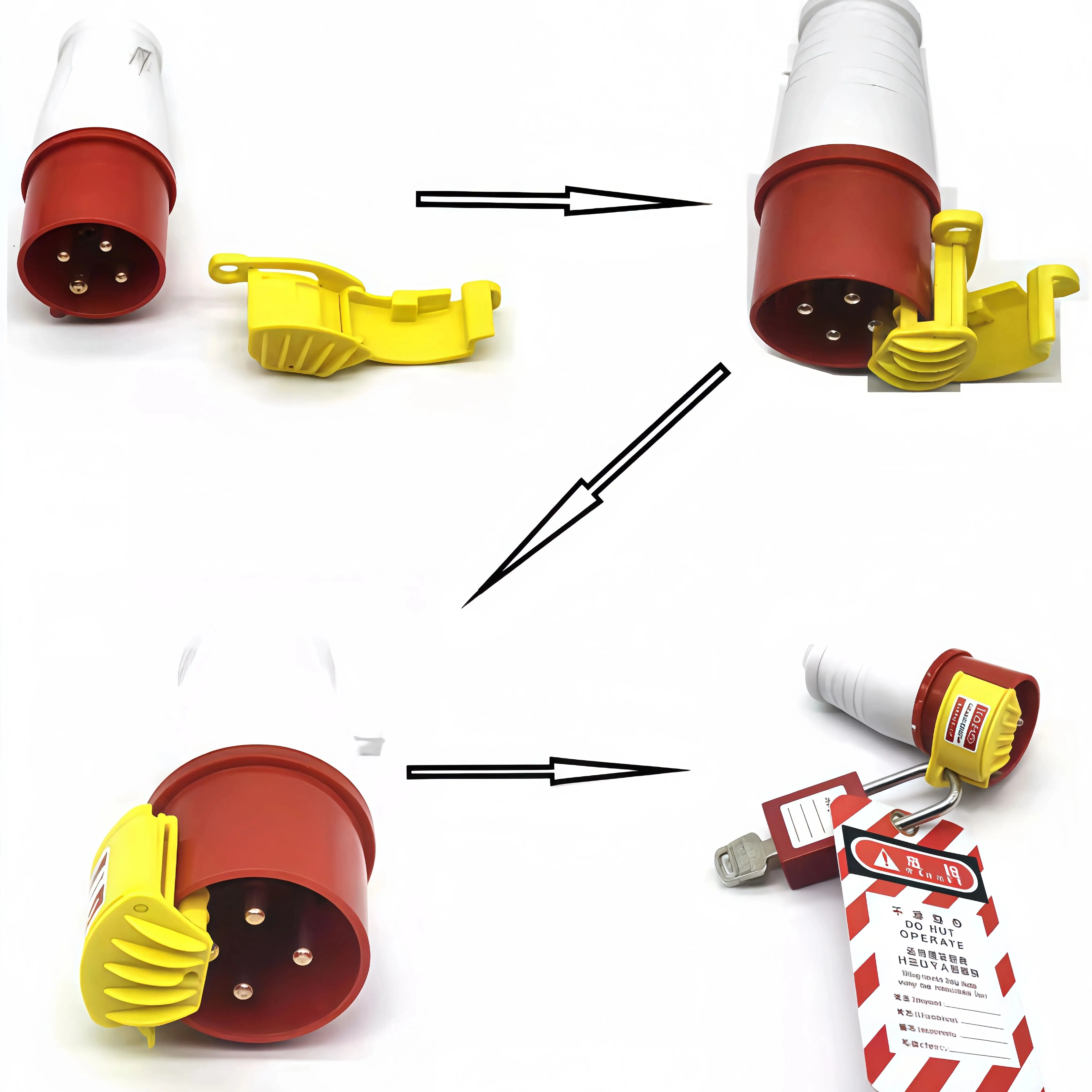 multipurpose industrial plug  lockout power plug adapter lockout