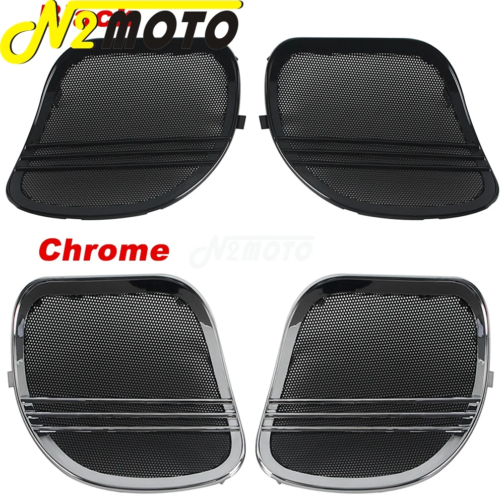 Motorbike Tri-Line Speaker Mesh Cover Trim Grille Guard For Harley Touring Road Glide FLTRX FLTRXS FLTRU FLTRK FLTRXST CVO 2015+