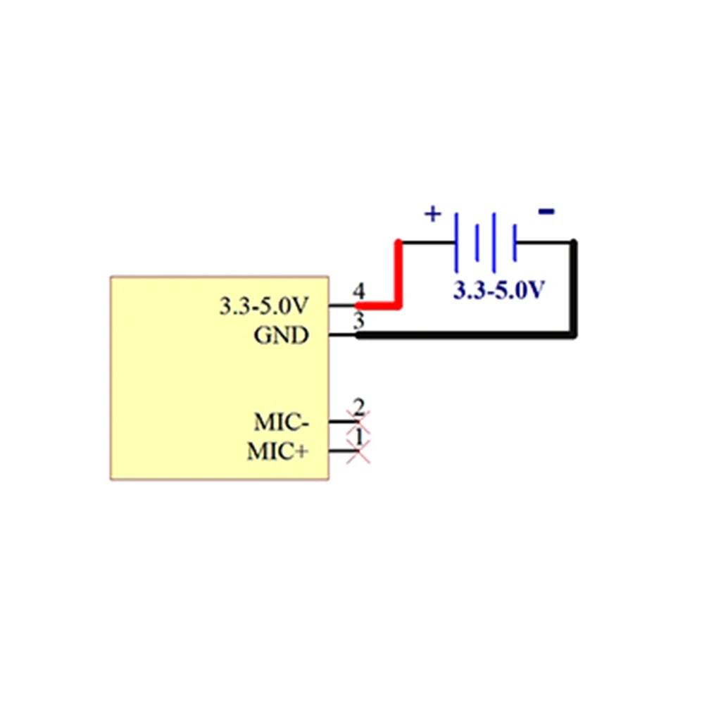 2.4GHz Wireless Audio Transmitter and Receiver Board MIC Audio Signal Decoder Transceiver Module 20-30M Transmission Distance