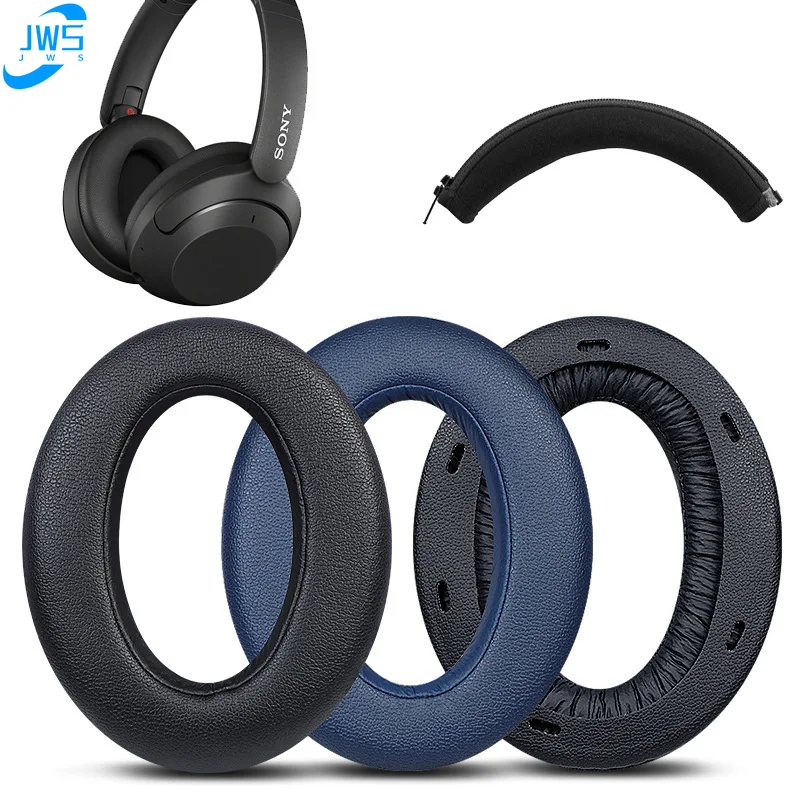 Replacement Ear Pads Cushions Headband Kit Sony/ WH-XB910N XB910N Headset Replacement Headphones Memory Foam Ear Pads