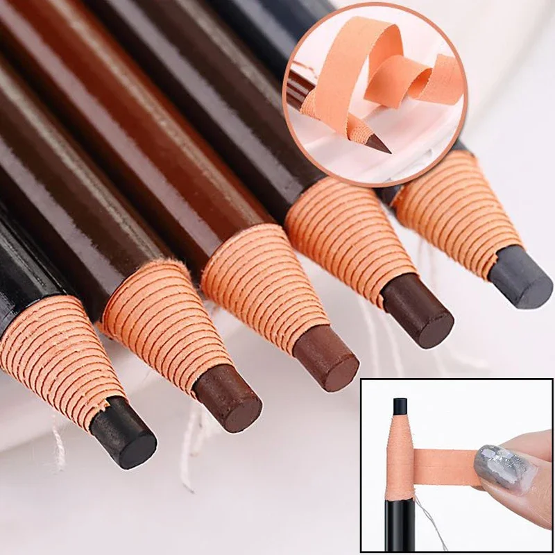 Peel Off Eyebrow Tint Pen Long Lasting Eye Makeup Pen Natural Brow Enhancers Cosmetic Beginner Practice Beauty Tools 5 Colors