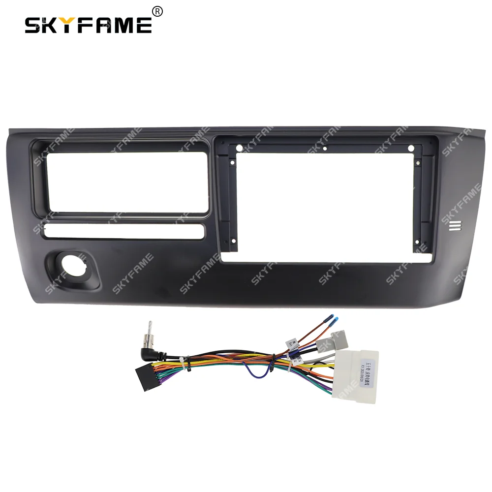 SKYFAME Car Frame Fascia Adapter Android Radio Audio Dash Fitting Panel Kit For Isuzu Qingling 100p 600p