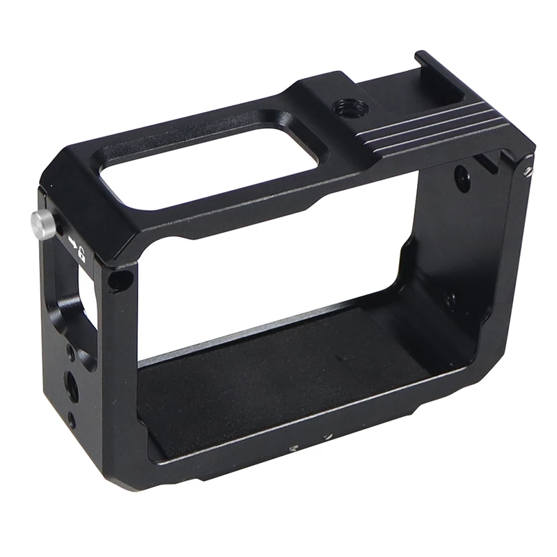 Aluminium-Schutzkäfig Rig 1/4 magnetischer Stativadapter Kaltschuhhalterung für Insta360 One R / RS Action-Kamera, erweiterter Rahmen – Detail 20