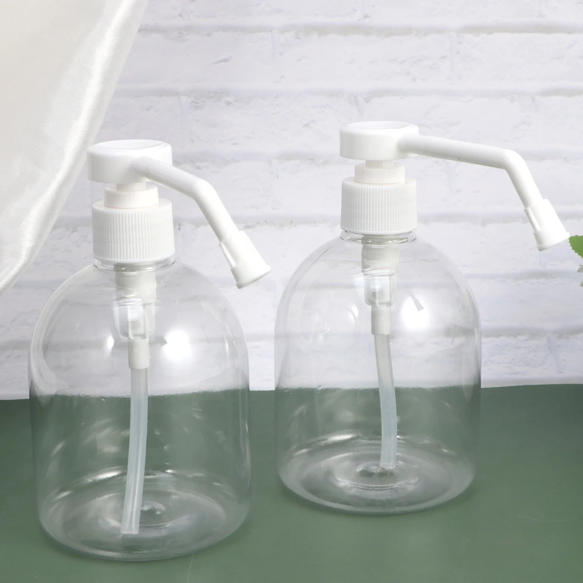

4pcs Hand Bottles Refillable Transparent Plastic Containers Gel Durable Lightweight Portable Storage Vials For Lotion