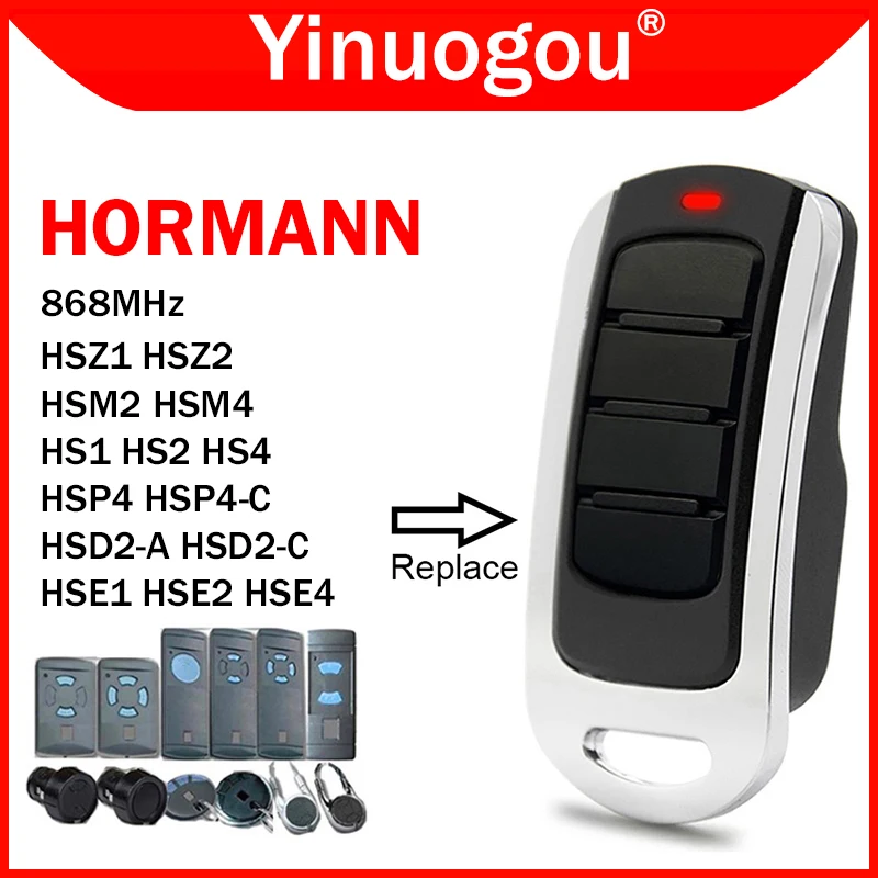 HORMANN HSM2 HSM4 HSE2 HSE4 HS2 HS4 868MHz Garage Door Remote Control