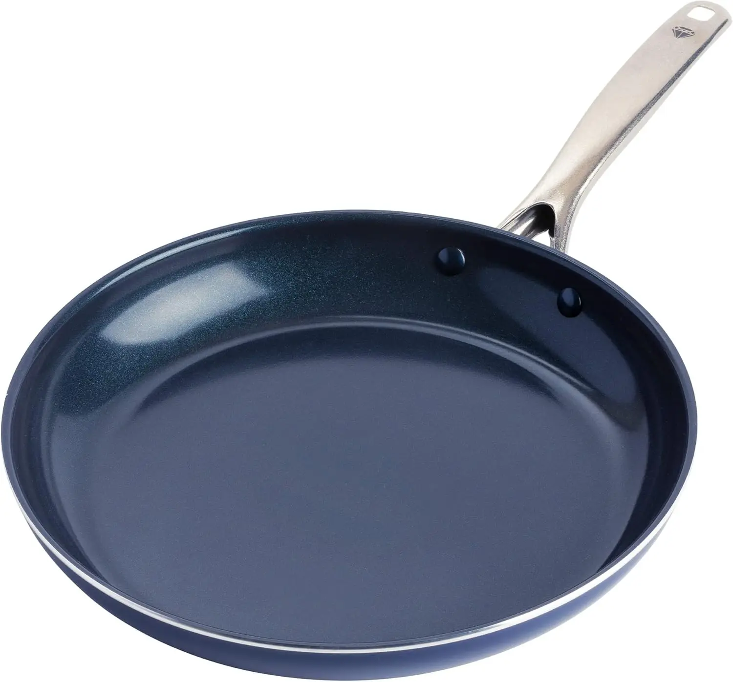 

12' Nonstick Frying Pan Skillet, Diamond Infused PFAS & PTFE-Free Ceramic Pot, Dishwasher & Oven Safe, Stay Cool