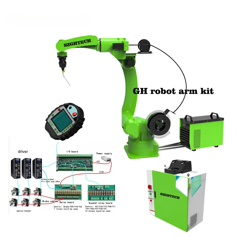 SZGH NEW Top Soldador Tig Mig 6-axis Robotic Arm Stable High Quality Kuka Welding Robots 6 Axis Industrial Welding Robots