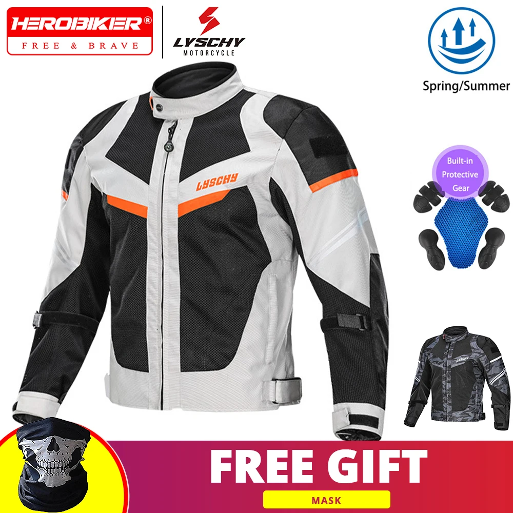 

Motorcycle Summer Mesh Breathable Riding Jacket Anti-drop Camouflage Moto Mptocross Racing Suit Motorcycle Rider Jacket For Men