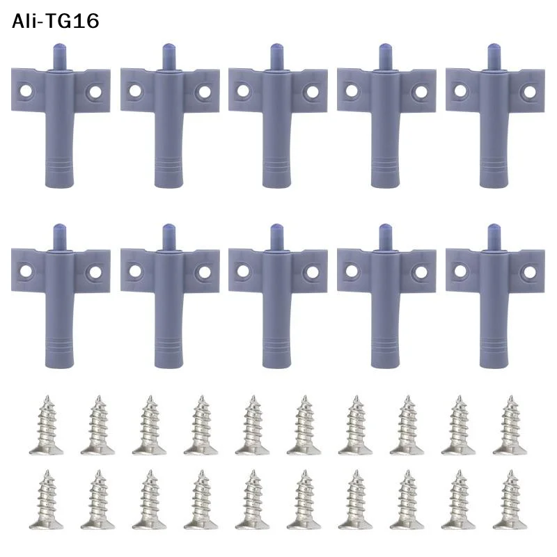 【Yys】10Pcs 2026 New DIY Gray White Cabinet Door Stop Drawer Soft Quiet Close Closer Damper Buffers For Furniture Hardware