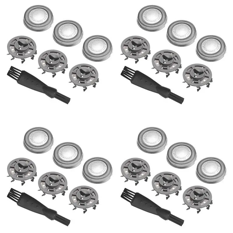 12-個電子シェーバーヘッドブレード-norelco-sh30-sh50-52-シリーズ-1000-2000-s1020-s1050-s1060-razor-a54q-用