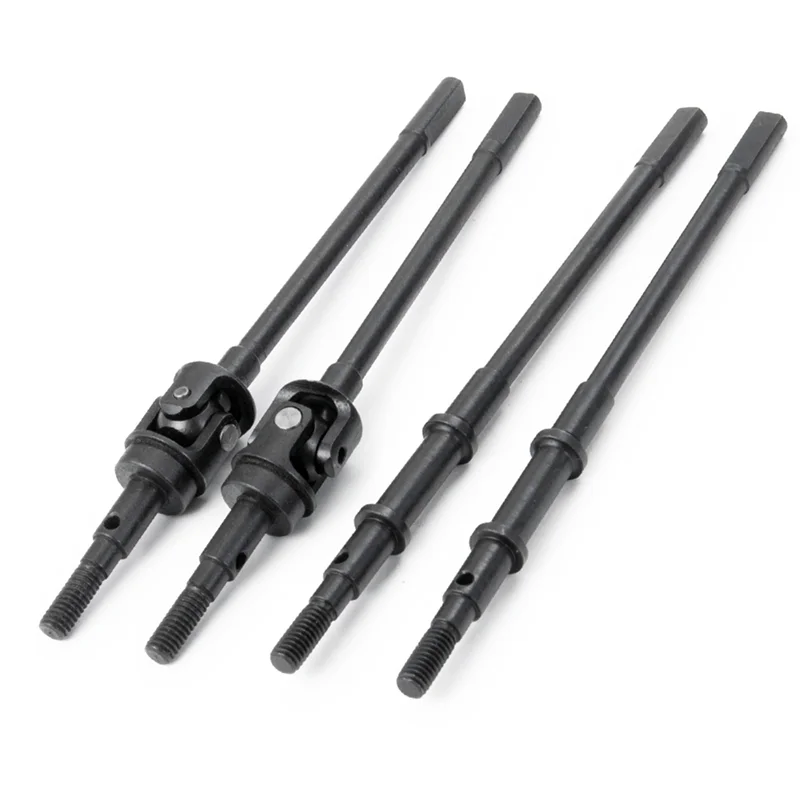 

Best 2Pcs Steel Metal Axle Drive Shaft CVD For Axial SCX10 II 90046 1/10 RC Crawler Car AR44 Axle Upgrade Parts