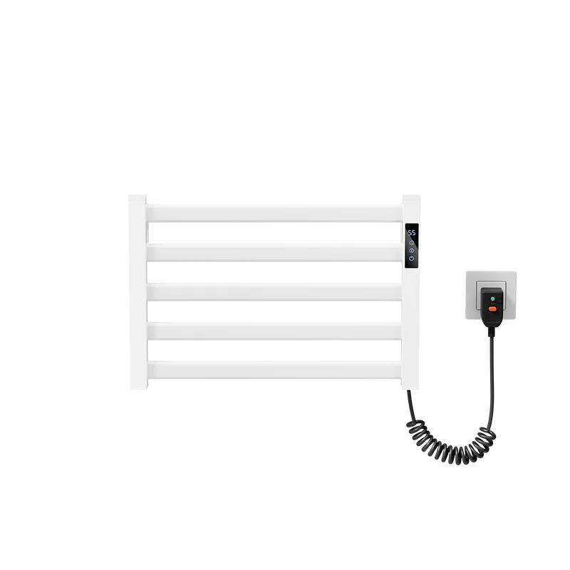 

Electric towel rack, constant temperature intelligent carbon fiber electric heating towel rack, non-punching wall-mounted towel