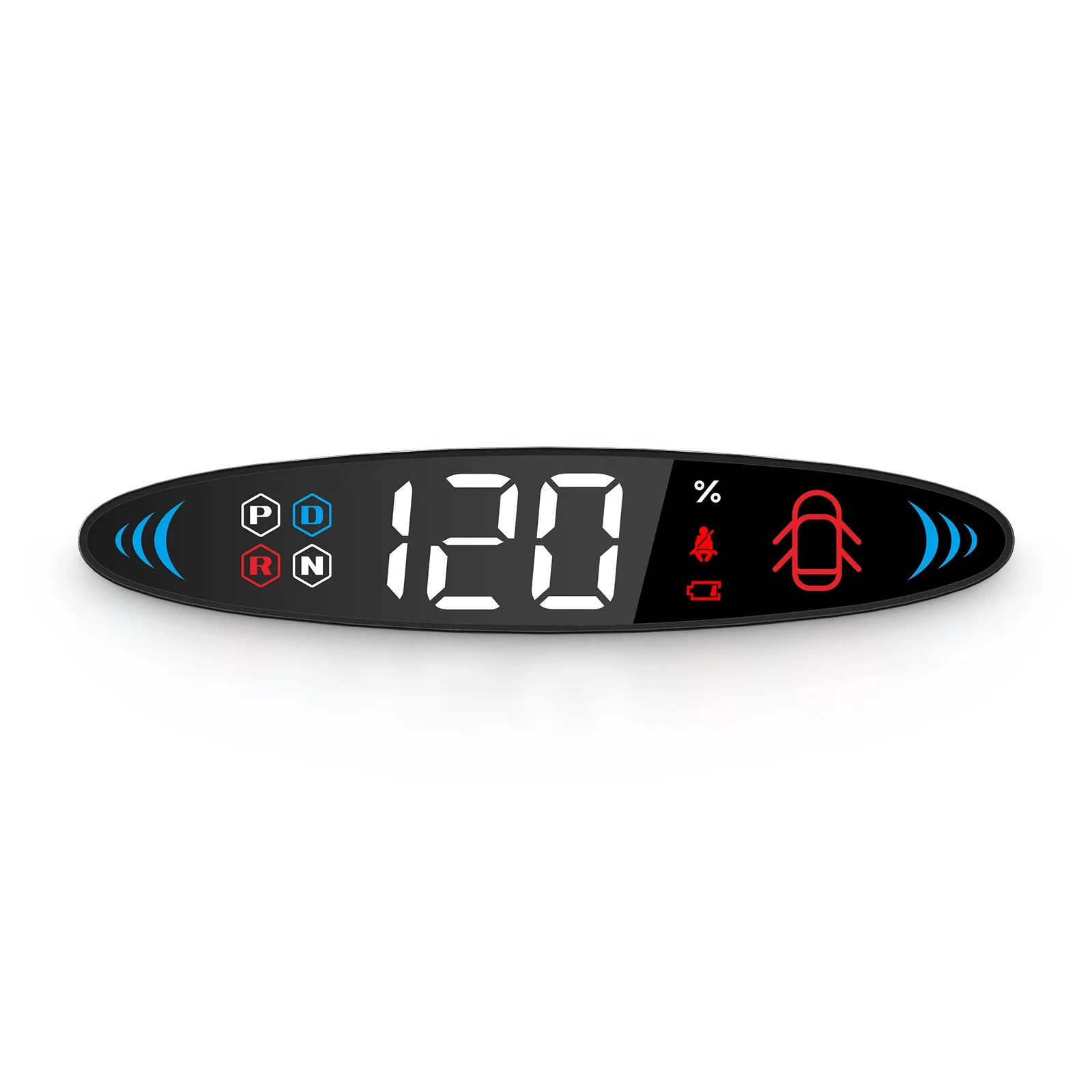 

WiiYii 2025 Hot Sale Auto Electronics Smart HUD T6 Model Multi-Function LED Head up Display for Cars Speed Gauge Model 3 Y