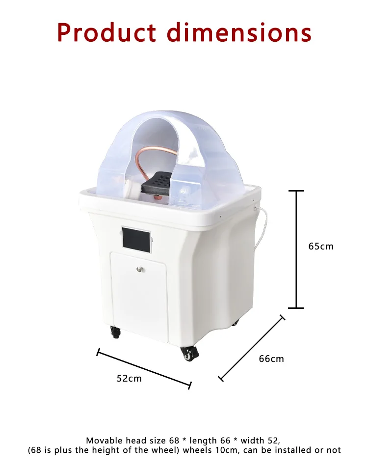 New Mobile Head Therapy Device Storage Tank SPA Automatic Water Cycle Constant Temperature Hair Shampoo Basin Salon Furniture