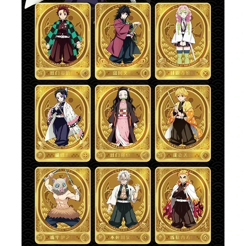 New Demon Slayer Cards The other shore reincarnation Tanjirou Nezuko Anime Figure GX SZR Rare Collectible Card Kids Gift Toy