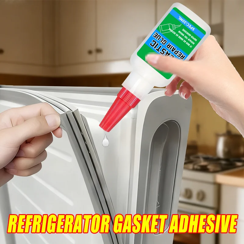 غراء إصلاح بلاستيكي لأدراج الثلاجة - ربط قوي، إعداد سريع، متين، سهل التطبيق، مقاوم لدرجة الحرارة 20 مل