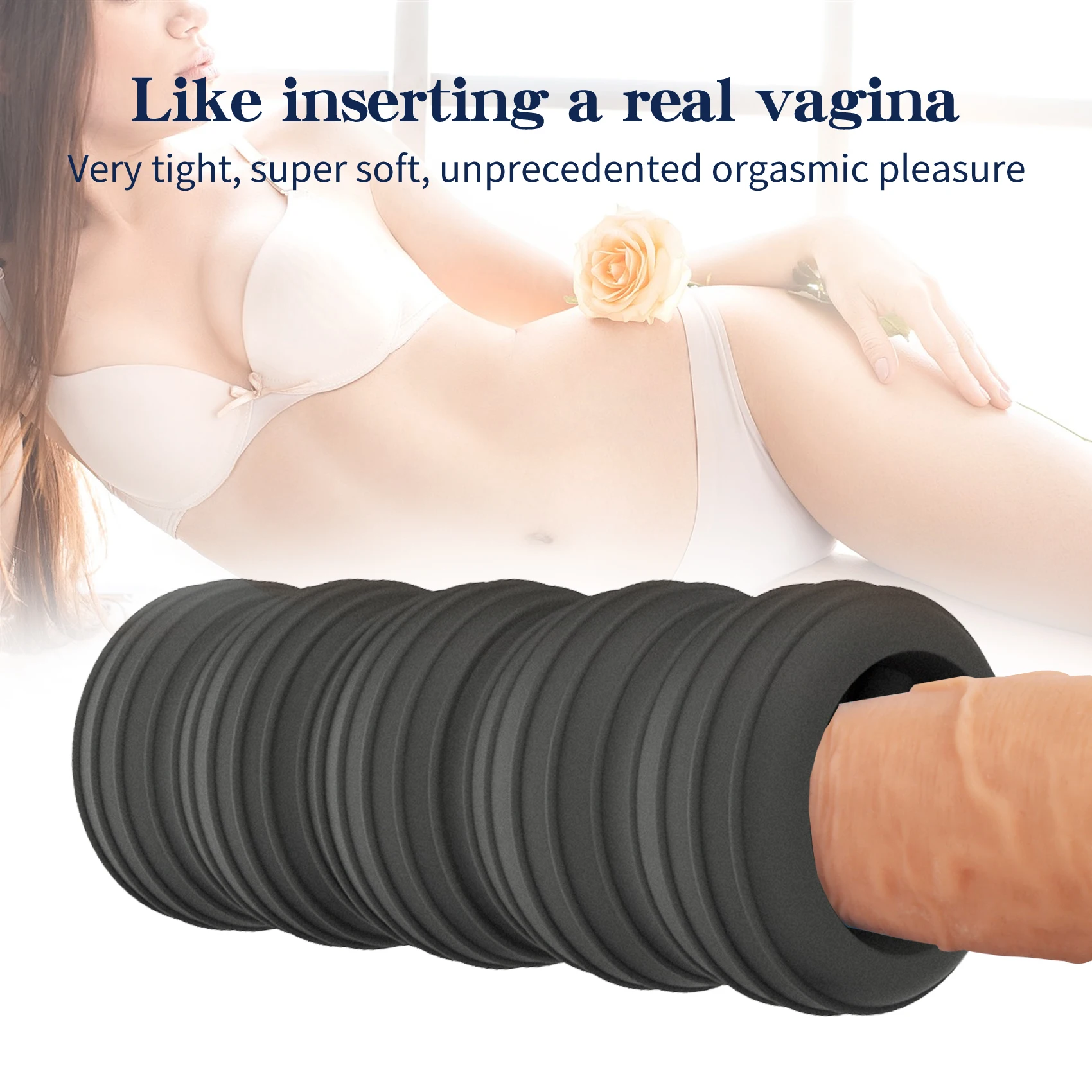 Male Masturbator Cup Soft Pussy Sex Toys for Men Vagina Vacuum Pocket Adult Endurance Exercise Sex Products Vacuum Pocket Cup