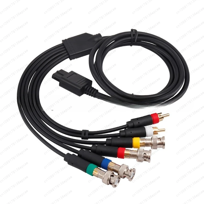 High-quality N64 color monitor cable, black 1.8m (not with Q nine heads)