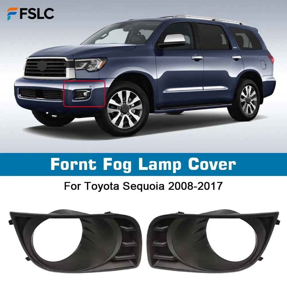

⭐Genuine⭐ Protective Cover Fornt Fog Lamp Cover For Toyota Sequoia 2008-2017 Cars Accessories Fog Lamp Grille Wire Mesh Cover
