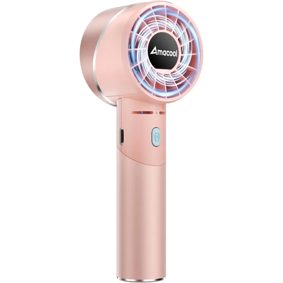 

Portable Handheld Turbo Fan, Mothers Day Gifts for Mom Her Women Girl, Cool Metal Body, Rechargeable Battery Personal Fan, Mini