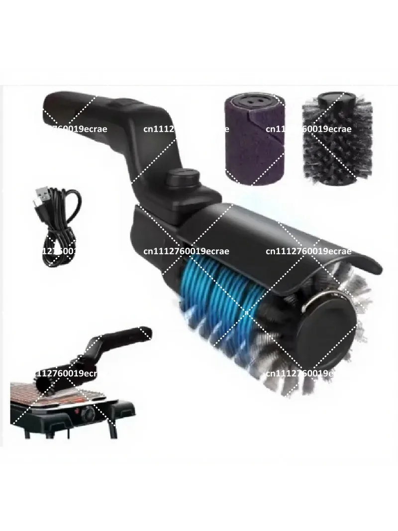 Heavy Duty Grill Brush for Cleaning BBQ Grates, Oil Stain Remover for Outdoor Cooking
